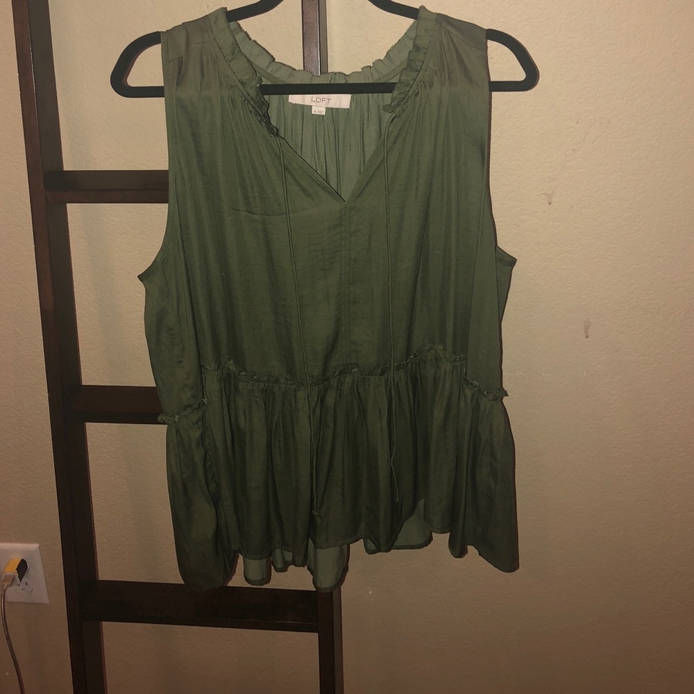 Olive Green Blouse
